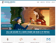 Tablet Screenshot of emanuelhardaut.com